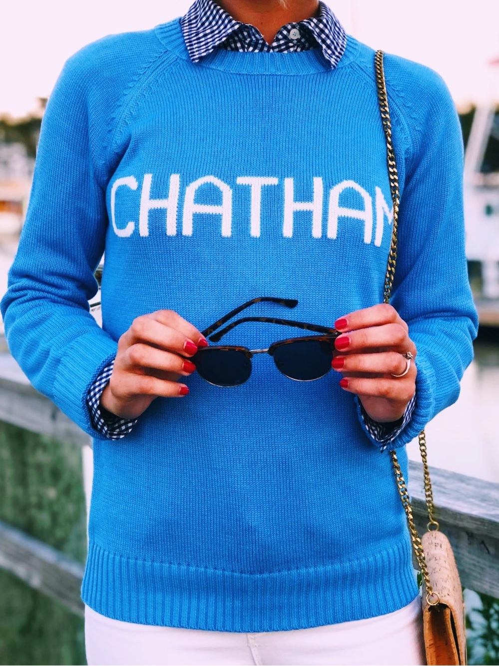 ·Ellsworth & Ivey· Light Blue Chatham Crewneck Sweater